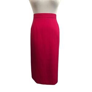 Sag Harbor Woman Pencil Straight Pink Bold Bright Spring Summer Skirt SIZE 22